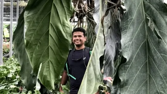 Siddharth Nc at Bill Rotolante's nursery